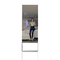 LCD Smart Touch Control Lights Up Standing Portable workout Mirror for Fitness